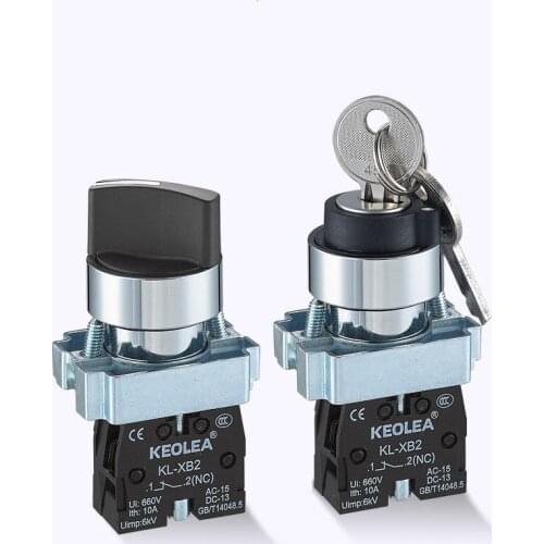 Button XB2 two or three 23 position knob turn change-over switch master switch 22 key button