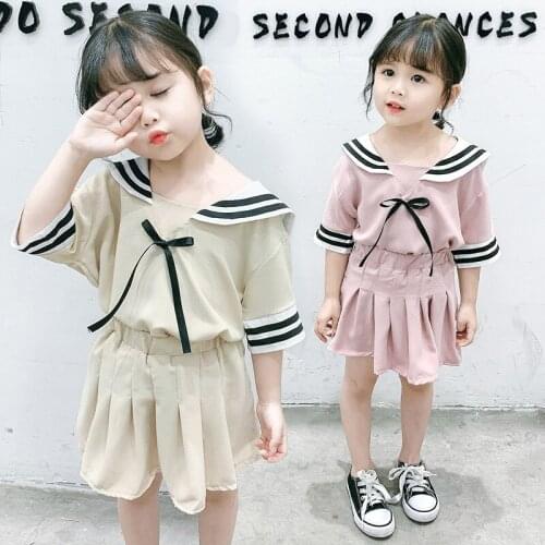 Baby Girl Sets Casual Short Sleeve Top Skirt 2pcs Toddler Girl Clothing Sets Summer Child Suits 2 3 4 5 6 Years Girl Sets New