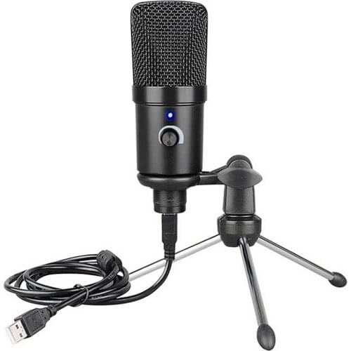 Condenser Microphone USB Connector Recording Studio 192KHz 24Bit For Computer Radio Braodcasting Singing