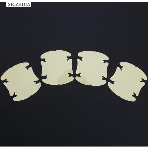 Door handle stickers transparent invisible protective film for Skoda Octavia Fabia Rapid Superb Yeti Roomster