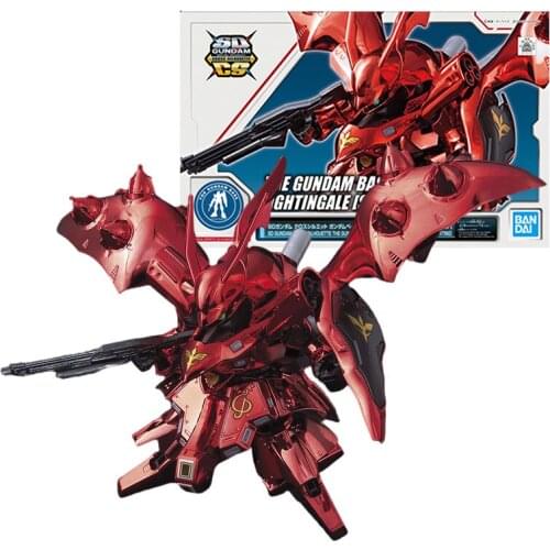 Original BANDAI Gundam BB SDCS Nightingale Special Coating Anime Action Toy Figures Model Toys