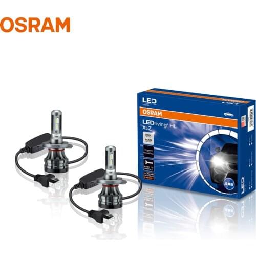 OSRAM LEDriving H4 9003 A6204CW P43t XLZ CLASSIC Super Bright Headlight Cool White Car Bulb Light 12V 18W 6000K (2 Pieces)