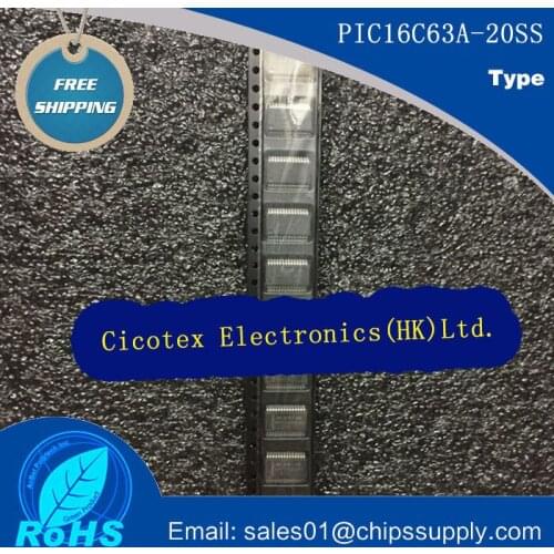 PIC16C63A-20/SS SSOP-28 PIC 16C63 A-20/SS IC MCU 8BIT 7KB OTP 28SSOP PIC16C63AT-20/SS