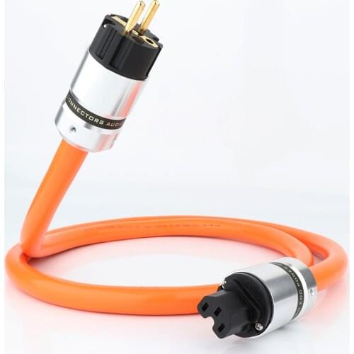 Hi-end LINN K800 5N OFC Pure Copper European standard Power Connector EU Schuko Power Cord HIFI
