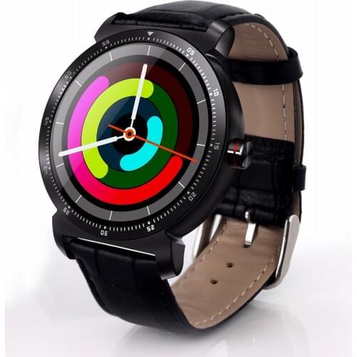 Kuddly K88Hplus Smart Watch 1.3 Inch IPS Round Screen Support Sport Heart Rate Monitor Bluetooth SmartWatch For IOS Android
