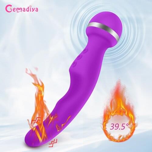 Poweful Wand Vibrator for Women Sex Toys Dual Vibration G-Spot Stimulate Vagina Massage Anal Dildo Female Masturbator Erotic Toy