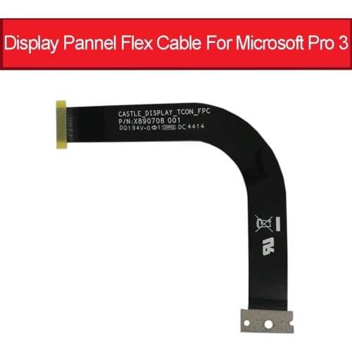LCD Display Panel Flex Cable For Microsoft Surface Pro 3 LCD VIDEO Flex Ribbon Tablet Replacement Parts P/N X890708-001