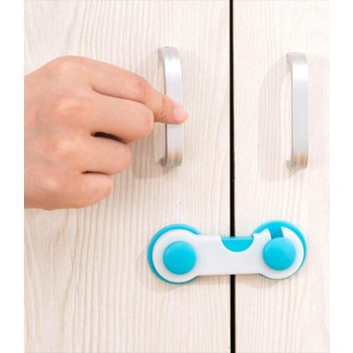 10/6pcs/lot Children Security Protector Baby Care Multi-function Child Baby Safety Lock Cupboard Cabinet Door Drawer Safety Lock