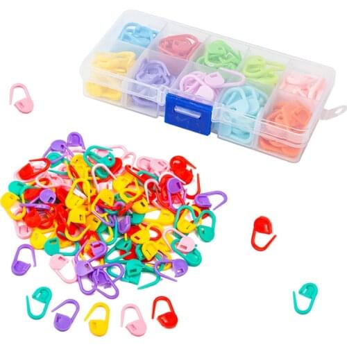 120Pcs Plastic Small Safety Pins Locking Stitch Marker Lock Pins Needle Clip knitting Marker Sewing Gehaakte Decor DIY Craft