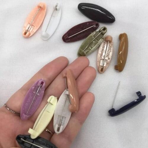 2021 High Quality Muti-Color Plastic Scarf Accessories Buckle Muslim Hijab Safety Pins set Female Hijabs Clips Pearl Brooch Pin