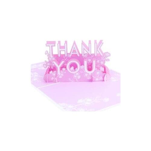 3d Thanksgiving card Thank you Card Valentine Happy Birthday Christmas Party Wedding Invitations Letter Greeting Cards