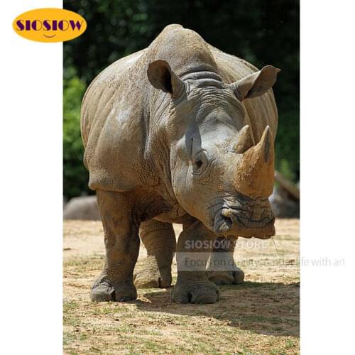 5D Diamond Painting African Rhino 3d Pictures Diamond Embroidery Cross-stitch Wild Animal DIY Art Handicraft Personalized Gifts
