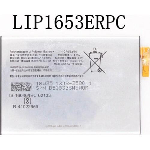 New 3430mAh LIP1653ERPC Replacement Battery For Sony Xperia XA2 Ultra G3421 G3412 XA1 Plus Dual H4213 Bateria + Free Tools