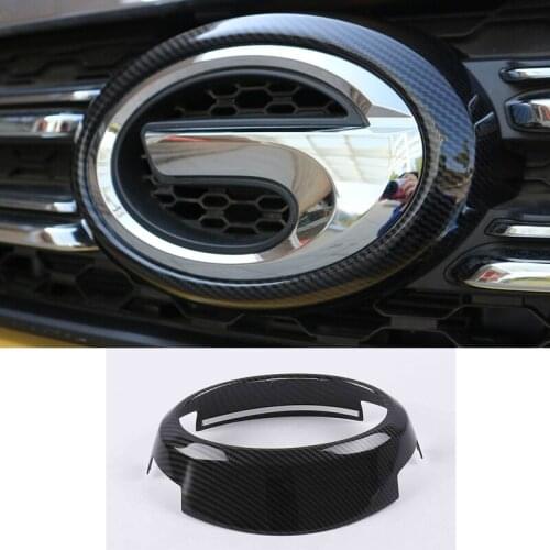 Lsrtw2017 Car Front Grill Logo Ring Label Decoration Trims for Trumpchi Gac Gs3 2017 20118 2019 2020 Accessories Auto Styling