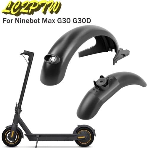 Electric Scooter Front Rear Mudguard Rear Fenders for Ninebot Max G30 Plastic Water Baffle Rear Shield Tyre Splash Guard Parts