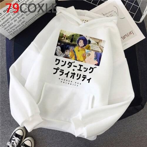 Wonder Egg Priority hoodies female Ulzzang printed 2021 women clothing hip hop