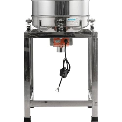 Diameter 40cm electric Vibrating grain flour screening sieving machine vibration screen machine