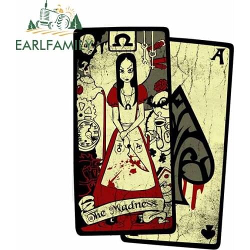 EARLFAMILY 13cm x 9.4cm for The Omega Card Car Sticker Motocycle Helmet Creative Suitcase Decal Bumper Camper Vinyl Car Wrap