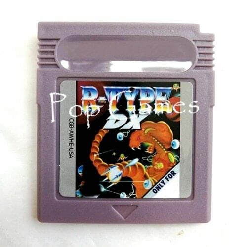 R-Type Grey Shell English Language Game Cartridge for 16 Bit Game Console