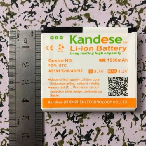 Kandese1600mAh Battery For HTC Desire HD A9191 Phone Fit G10 Inspire 4G Ace BD26100