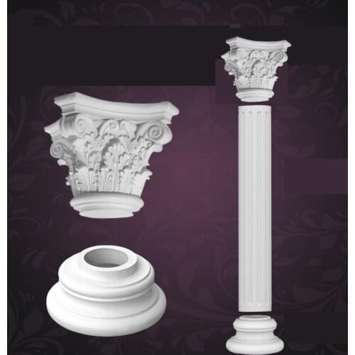 Roman Corinthian style columns gate posts doors and windows stoep frame portal pillars custom made PU decorative Roman pillars