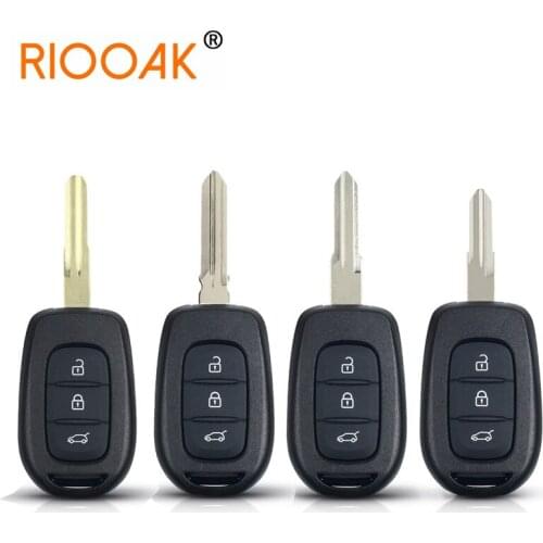 Remote Key Shell 3 Buttons Replacement Car Key For Renault Duster Sandero Dacia Logan Clio Captur Laguna Scenic 2016 2015