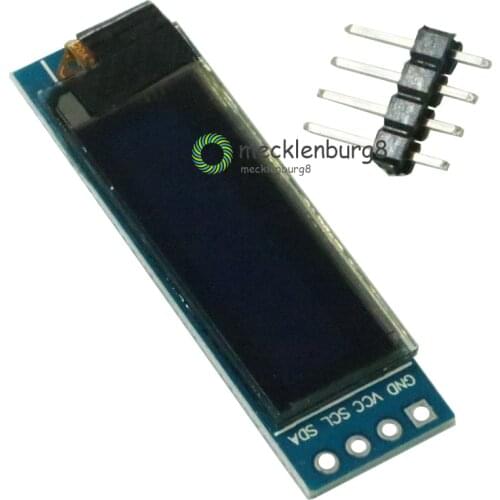 0.91 inches 3.3 V DC 5 V 128x32 IIC I2C blue OLED LCD display Module display 0.91 "12832 SSD1306 LCD display Screen Driver IC mo