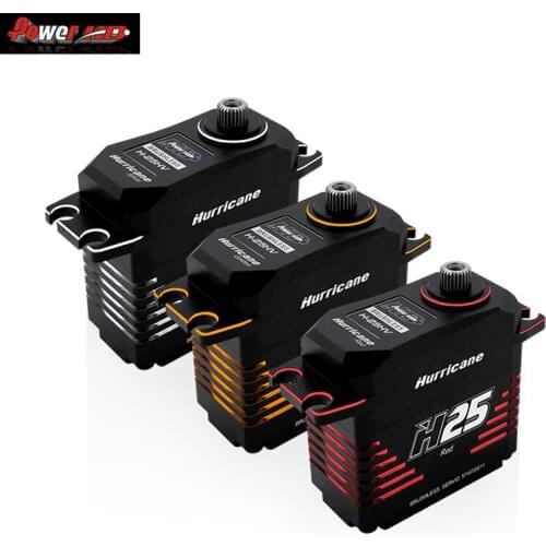 Power HD H25 HV brushless Digital Servo RC Steering Gear with servo Arm in RC Helicopter Airplane Toys