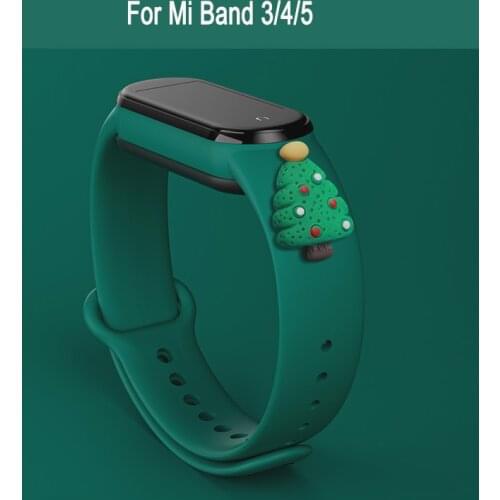 Cartoon Silicone Wrist Strap for Amazfit Band 5 Xiaomi Mi Band 4 3 NFC Wrist Strap for Mi Band 3 4 Bracelet Accessories