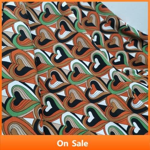 New Fashion Crepe Printing Dress Fabric Trousers Shirt Lining Fabric Chiffon DIY Material