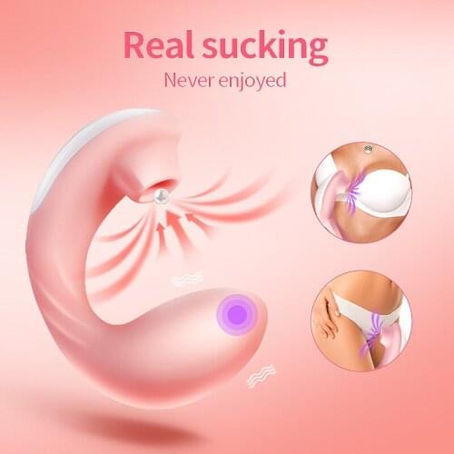 NEW Sucking Vibrators for Women USB Charging Case Free Bend Vagina Clitoris Stimulator Nipple Sucker Erotic Sex Toys for Women