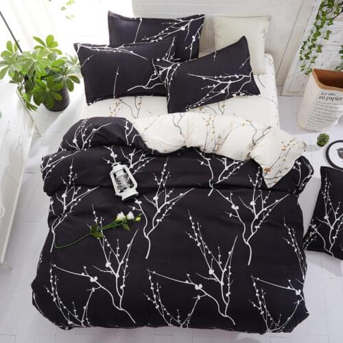 Comforter Bedding Sets Leaf Cartoon Fashion Simple Cute Bedding Sets Child Twin Full Queen Size Pillowcase Duvet Cover Bed Sheet