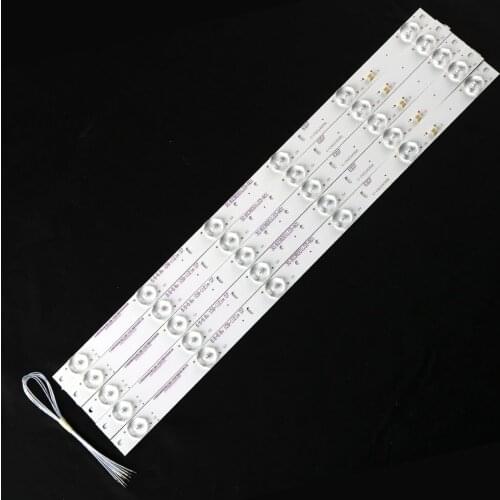 LED backlight bar new 6 light 6V 44CM bead general purpose lamp bar general modified lens type