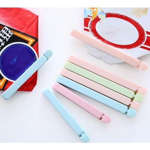 5PCS Food Bag Clips Househould Food Snack Storage Seal Sealing Bag Clips Sealer Clamp Food Close Clip Seal Kitchen Tool