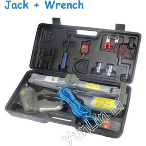 12V Electric Car Dual-use Jack 5T Level Super Power Universal Torque Wrench Easy To Change Tires Portable Tools