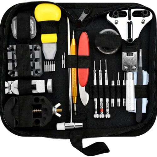 151pcs Watchmaker Watch Repair Tool Kit Tool Watch Opener Remover Case Spring Bar Link Pin Pry Screwdriver Clock Parts