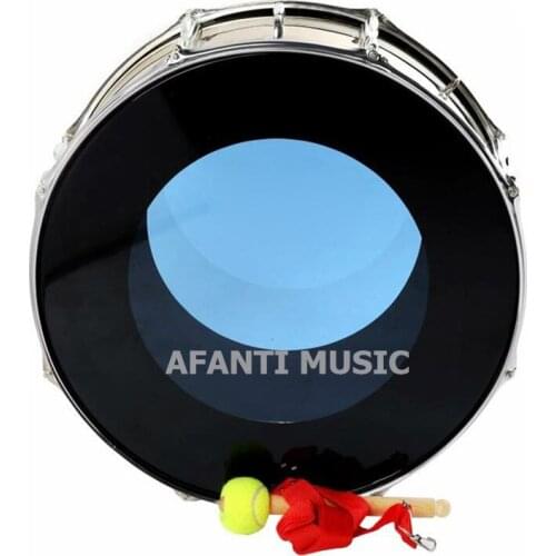 22 inch / Blue Drum Skin Afanti Music Bass Drum (BAS-1403)