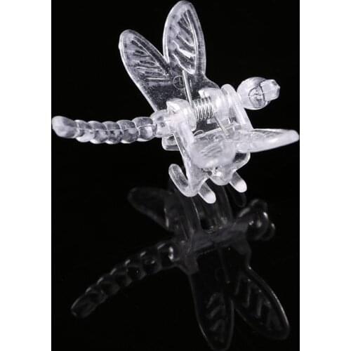 30Pcs Dragonfly Orchid Clips Orchid Grower Support Cute Garden Plant Flower Vine Support Clips 62KC