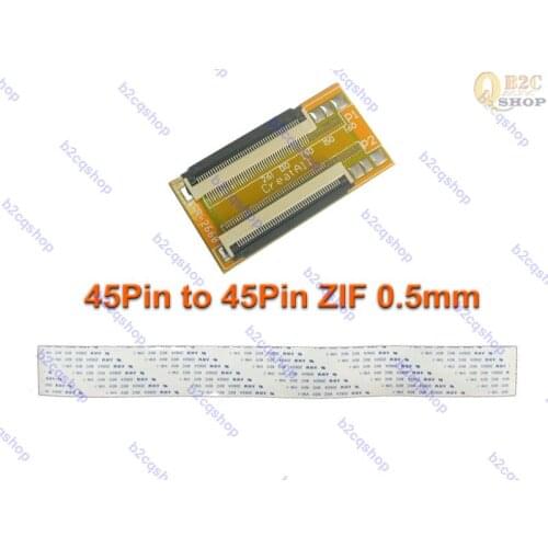 45Pin to 45Pin ZIF 0.5mm FFC FPC connector adapter with extension flat cable FFC extend