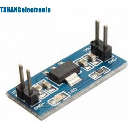 5PCS 6.0V-12V to 5V AMS1117-5.0V Power Supply Module PCB Board AMS1117-5.0 for arduino