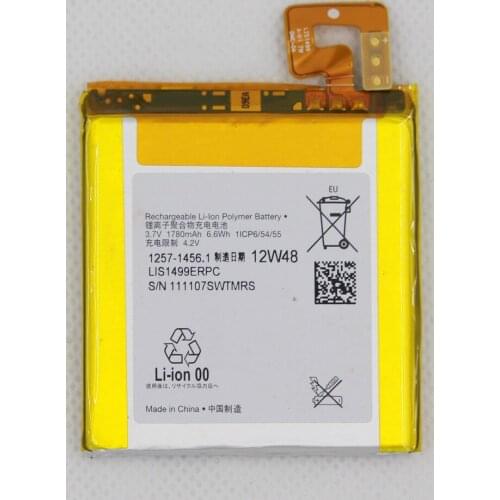 5pcs/lot Mobile Phone Battery LIS1499ERPC For SONY Ericsson Xperia LT30 LT30i LT30P LT30H internal replacement Batteria 1780mah