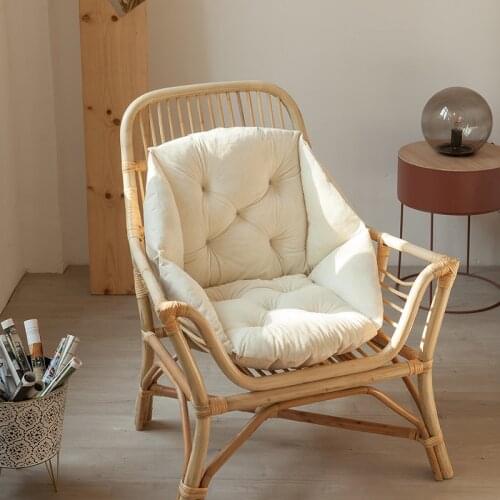 Velvet Deck Chair Office Cushion Pad Home Office Waist Support Backrest Pillow Seating Floor Mattress