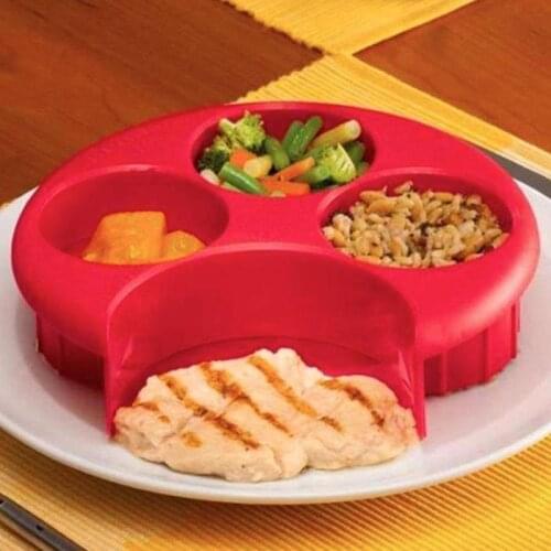 1pc Diet Food Dish Kitchen Dish Divider dropshipping M2B0