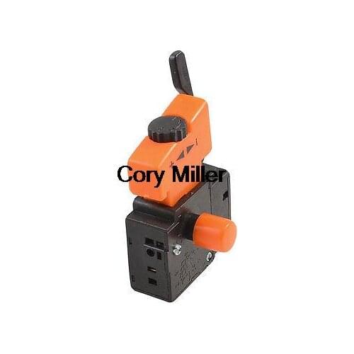 Electric Drill 5E4 Lock On Speed Control Trigger Switch AC 250V 6A FA2-6/1BEK