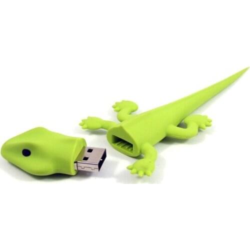 Usb Flash Drive tiny gecko Gigaplus 2.0 U Disk 4GB 8G 16GB Flash Memory Card 32GB 64G 128GB Lovely Cartoon Flash Stick Pen Drive