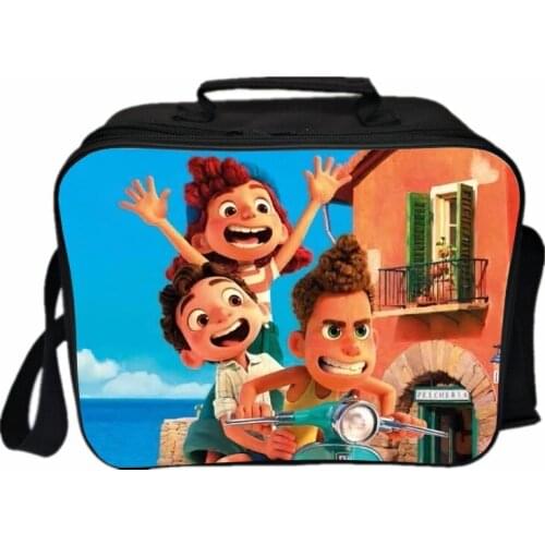 LUCA Insulation Bags Student Lunch Picnic Bag Disney Cartoon Cute High Capacity Multi-layer Portable Anime Fashion Children Gift