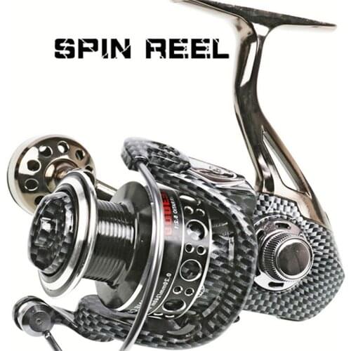 Sougayilang Spinning Fishing Reel 12+1Ball Bearing 2000-7000 Series Fishing Reel Boat Rock Carp Fishing Coil Reel Wheel De Pesca