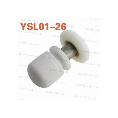 [YSL01-26]plastic nylon wheel 26mm bathroom shower glass door roller wheel wash room glass door sliding bearing roller