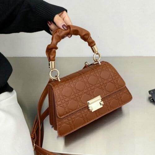 Fashion Flap Crossbody Bags for Women 2020 Winter PU Leather Party Small Tote Bags Girls Casual Shoulder Bag Sac A Main Femme