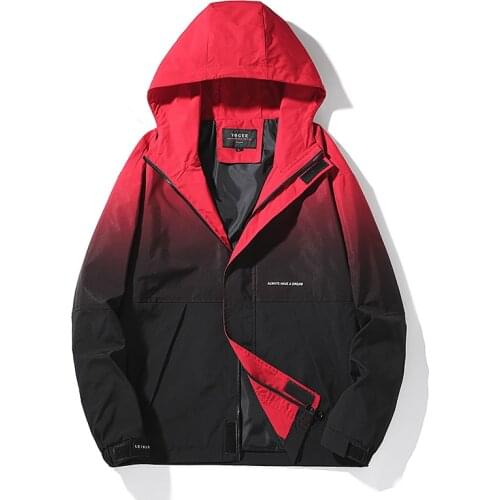 Men Jackets 2021 Sportswear Hip Hop Cargo Jackets Coats Streetwear Zipper Casual Hooded Outerwear
